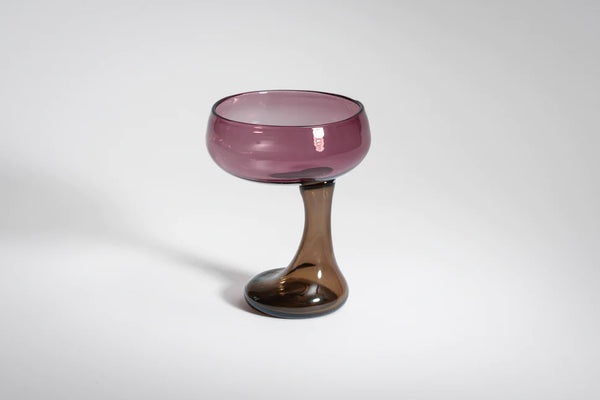 BON BON COCKTAIL GLASS Aubergine Punch & Olive Punch