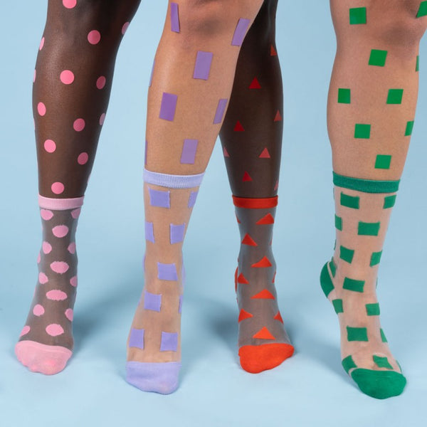 Coucou Suzette Confetti Sheer Socks