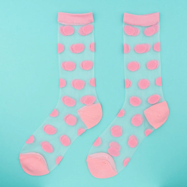 Coucou Suzette Confetti Sheer Socks