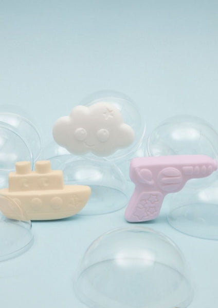 Organic kids cloud-shaped soap RASPBERRY