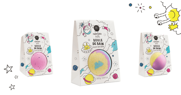 Colouring and soothing bath bombs - Galaxy