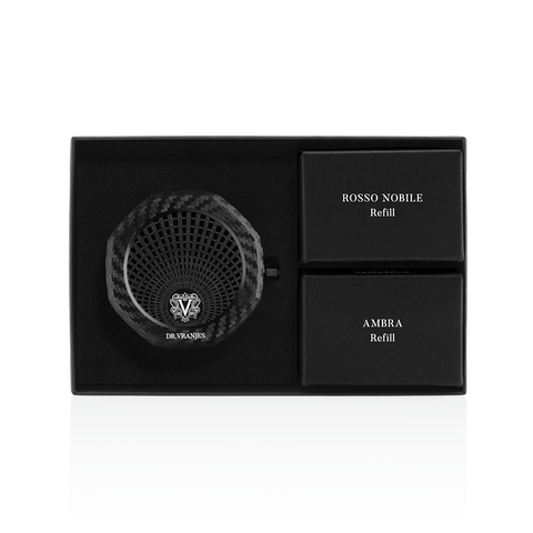CAR PARFUM SET - ROSSO NOBILE + AMBRA