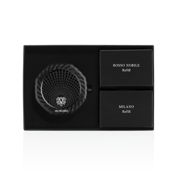 CAR PARFUM SET - ROSSO NOBILE + MILANO