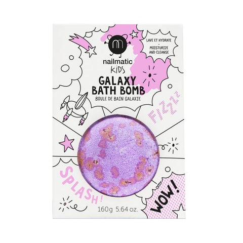 Colouring and soothing bath bombs - Purple Crackle