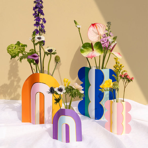 Mini Paper Vase Riviera Arch