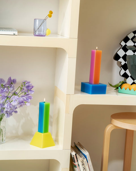 Areaware Yinka Ilori  Happiness Pillar Candle