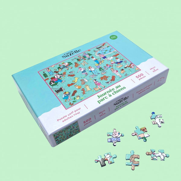 Coucou Suzette Dog Park Jigsaw Puzzle