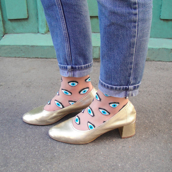 Coucou Suzette Eye Sheer Socks