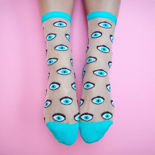 Coucou Suzette Eye Sheer Socks