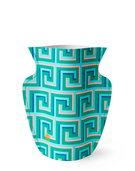 Icarus Mini Paper Vase Green