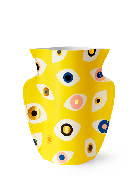 Nazar Mini Paper Vase Yellow