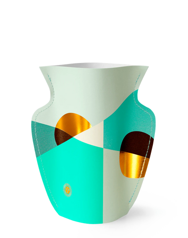 Siena Mini Paper Vase Mint
