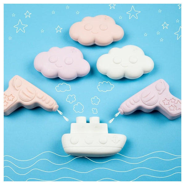 Organic kids cloud-shaped soap PEACH