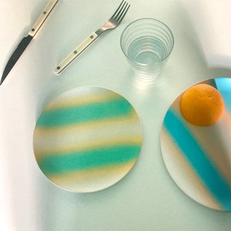 Soft Stripe Side Plate